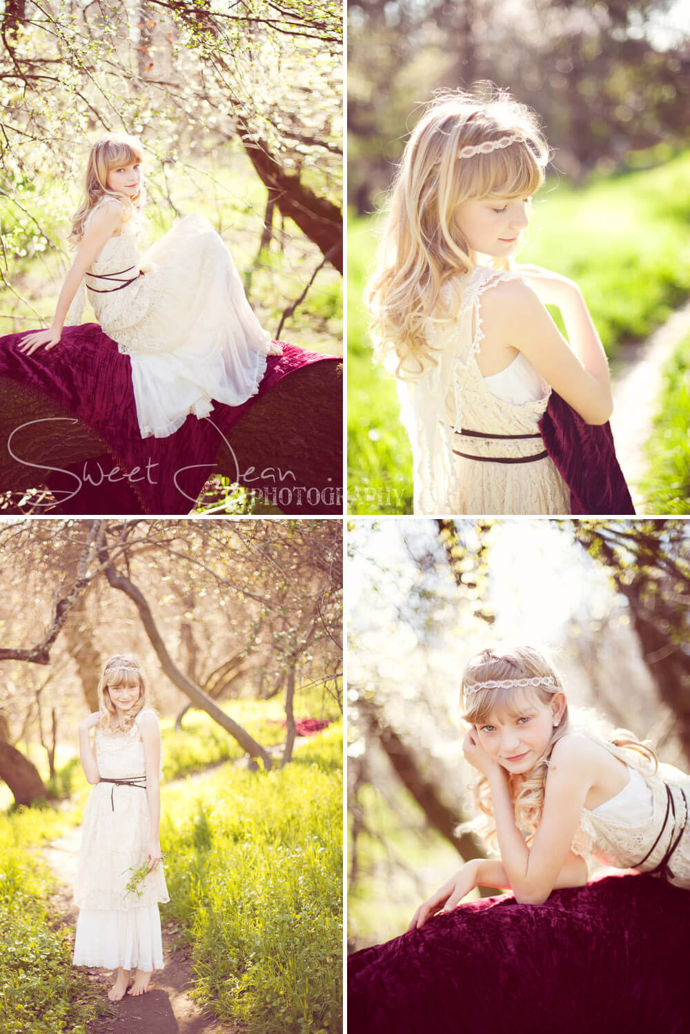 princess theme woodland shoot