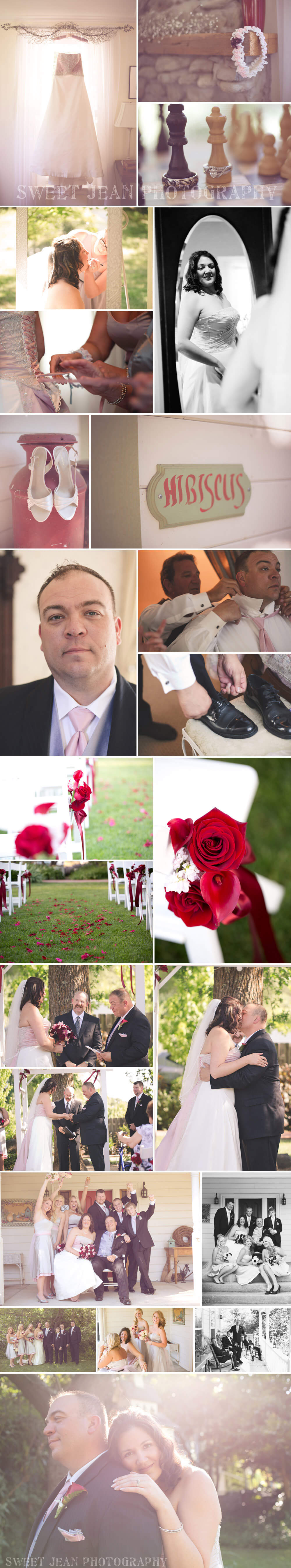 wedding collage