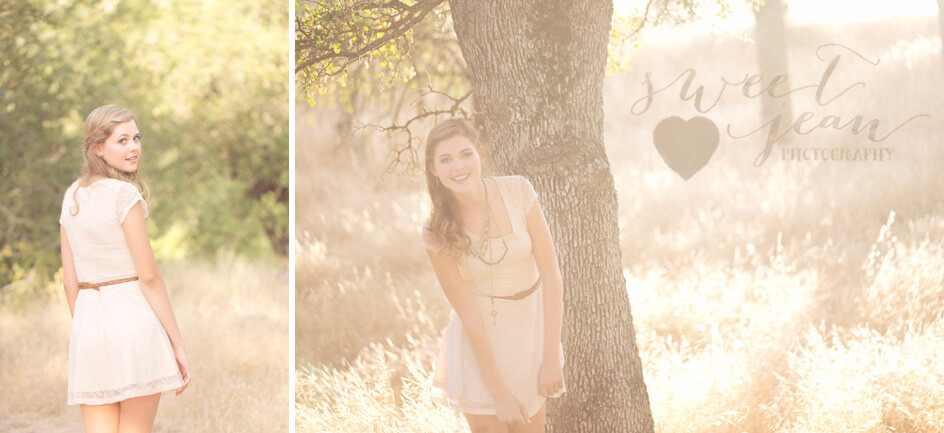 beautiful senior portraits natural Roseville Senior Photographer