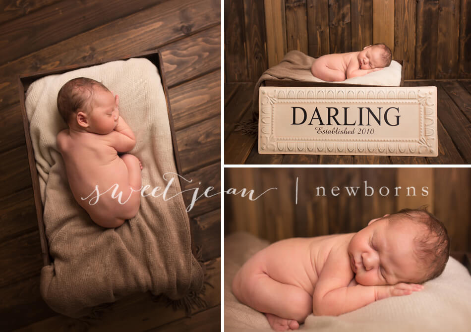 Roseville Photography Studio Newborn est. sign