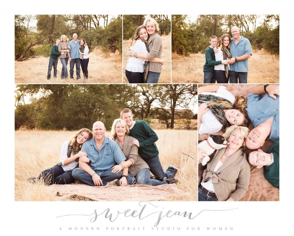 Roseville Family Photographer Sweet Jean Photography Collage