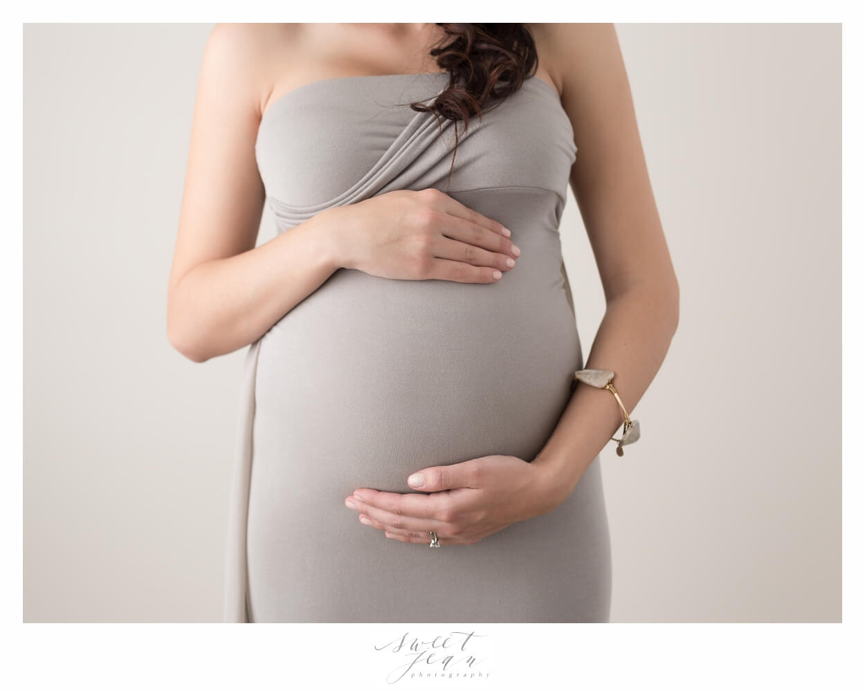 Lovely Studio Maternity Session Roseville Photographer