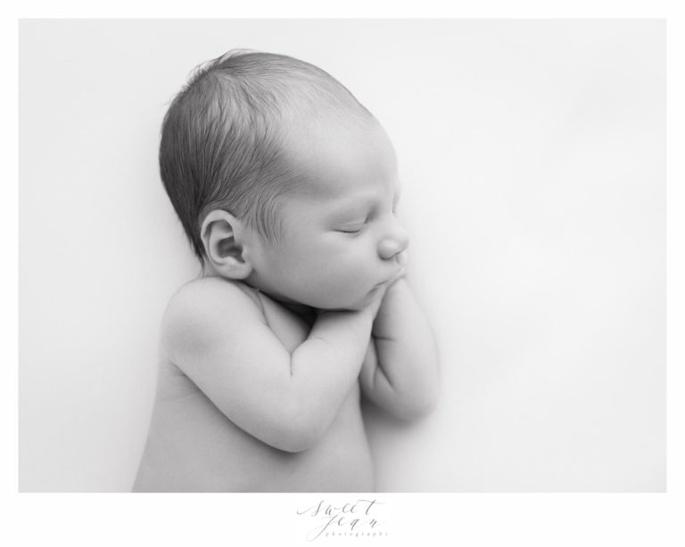 Roseville Newborn Portraits Beautiful Boy